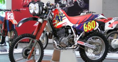 XR 600R che corse nella baja 1000 nel 1992