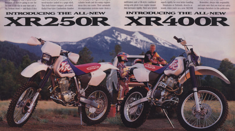 XR 250R my '96 brochure