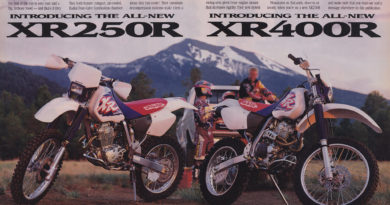 Brochure XR 400R 1996