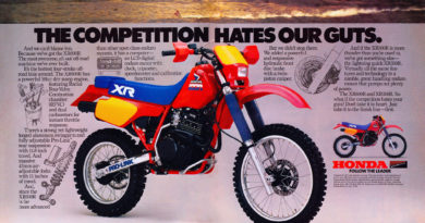 XR 600R my'85 brochure