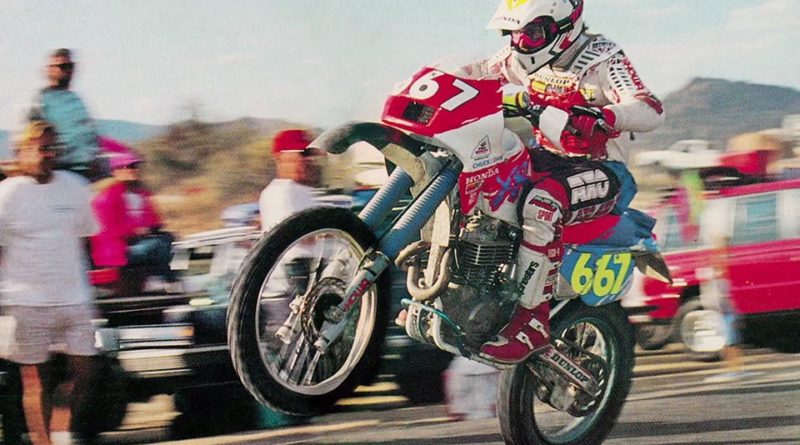 Chuck Miller riding "Monster Baja"