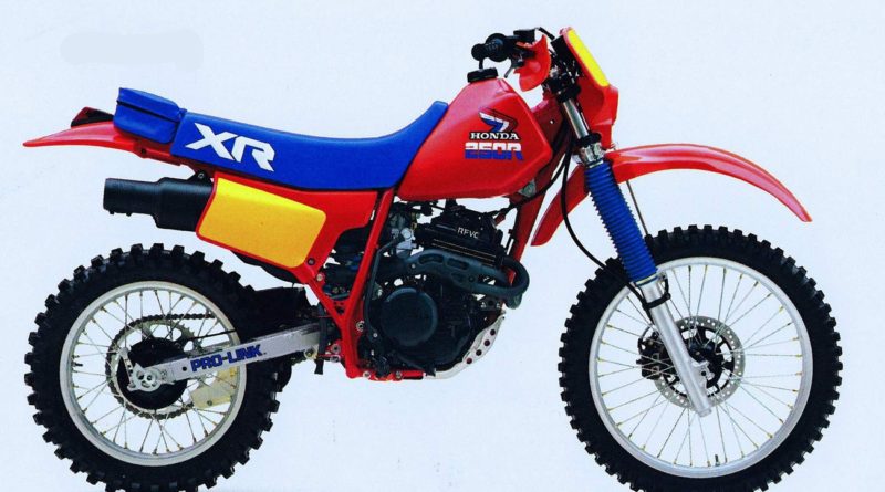 XR 250R my '85 ver. USA