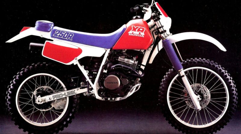 XR 250R my 87 ver. USA