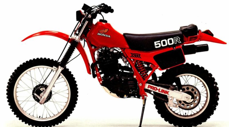 XR 500R my '81 ver. USA