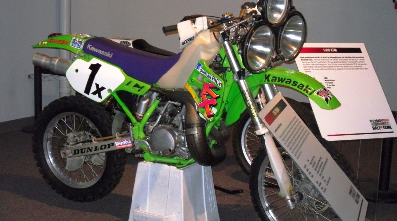 Il Kawasaki KX 500 del team Green