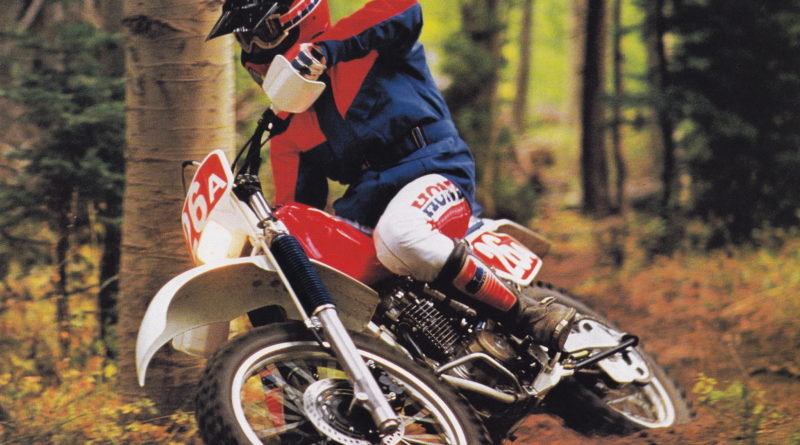 XR 250R my '86 brochure