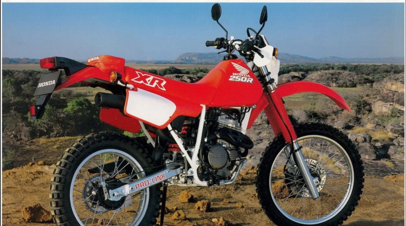 XR 250R my '89 brochure