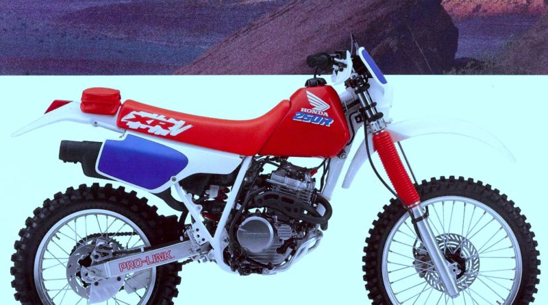 XR 250R my '90 brochure