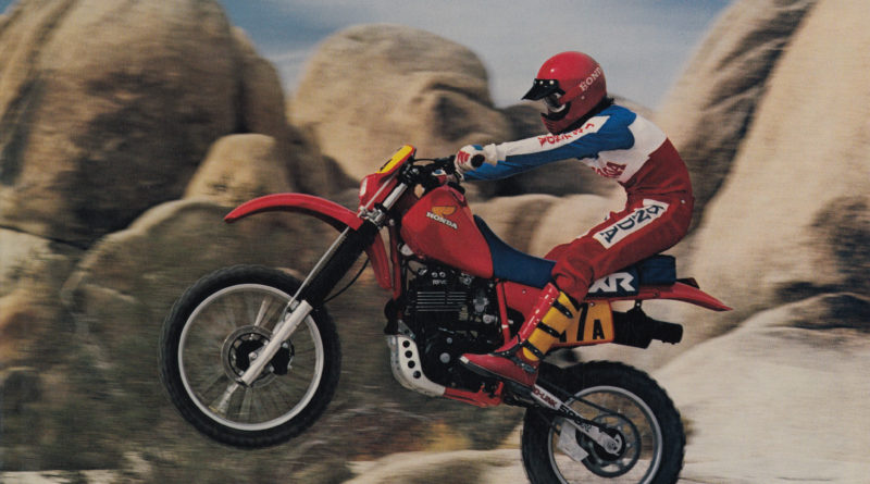 XR 500R my '83 brochure