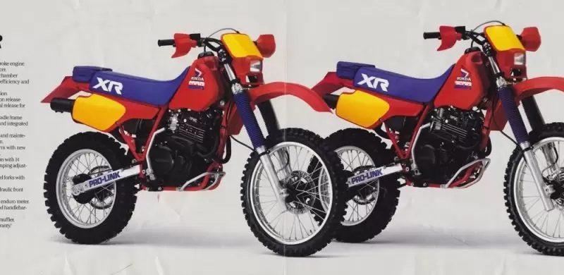 XR 600R my'85 brochure