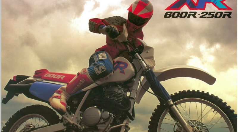 XR 600R my 92 brochure