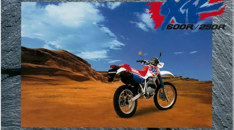 XR 600R my 94 brochure