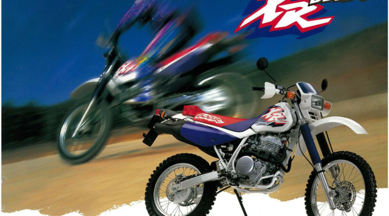 XR 600R my 96 brochure